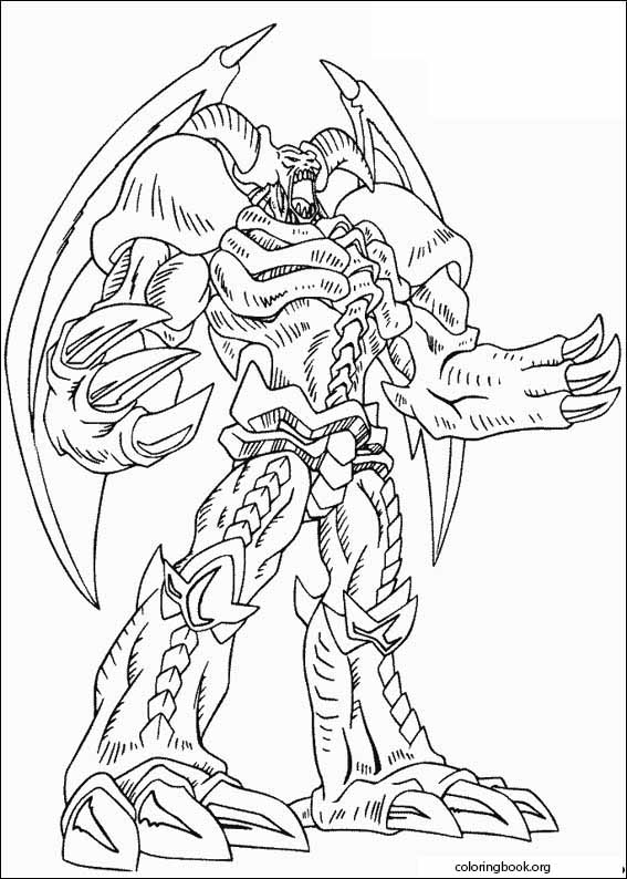 Yu-Gi-Oh! coloring page (007)