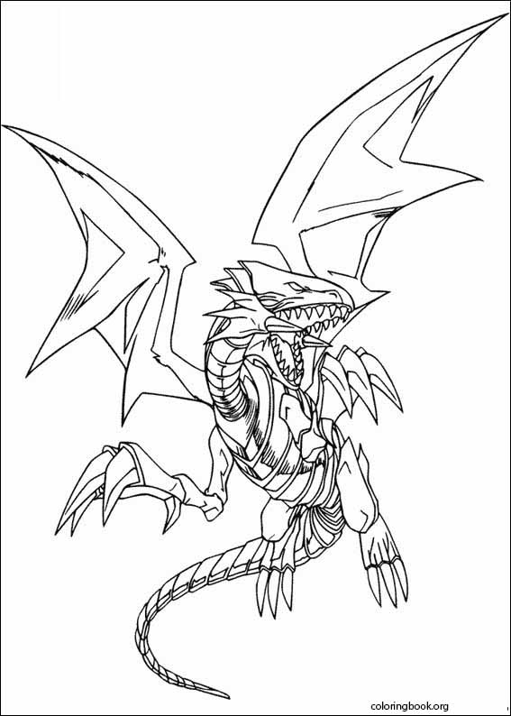 Yu-Gi-Oh! coloring page (010)