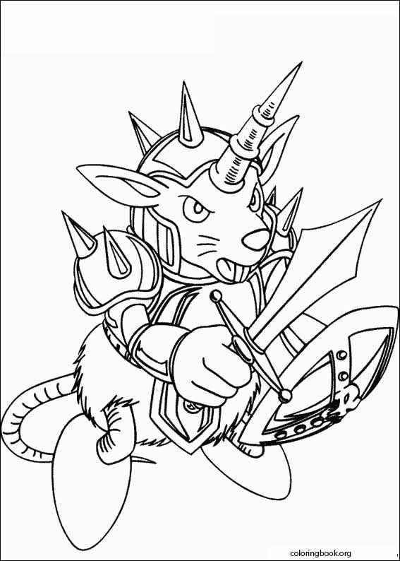 Yu-Gi-Oh! coloring page (011)