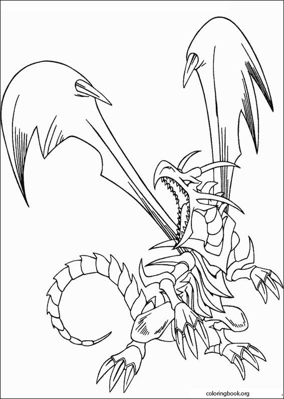 Yu-Gi-Oh! coloring page (013)