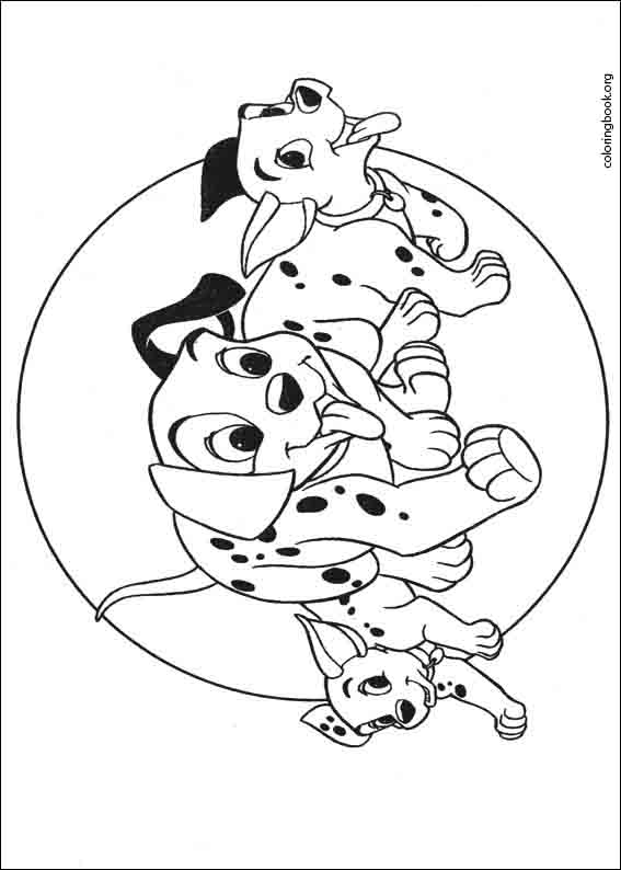 101 Dalmatians coloring page (002)