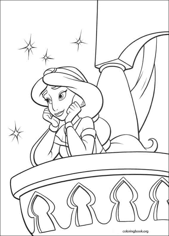 Aladdin coloring page (003)