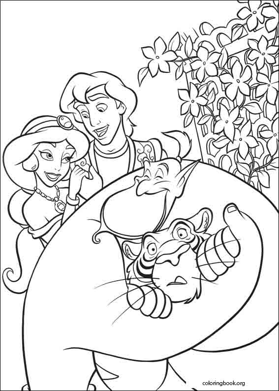 Aladdin coloring page (004)