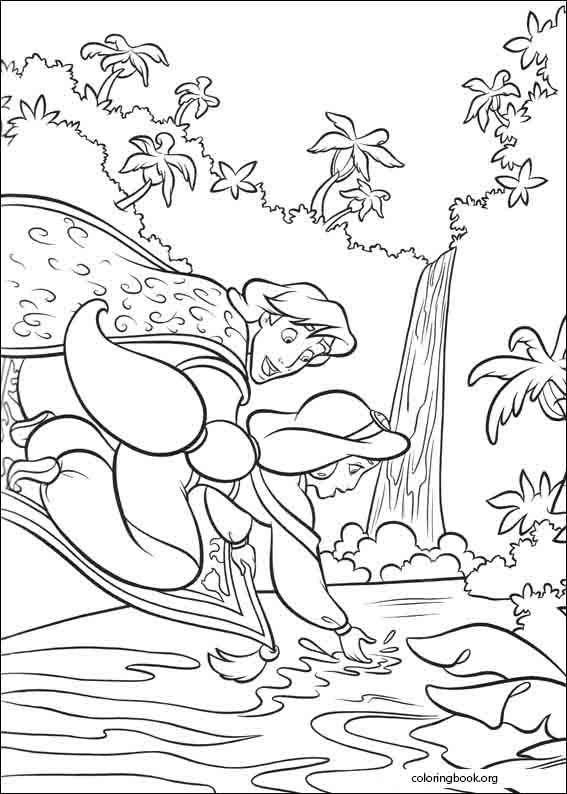 Aladdin coloring page (005)