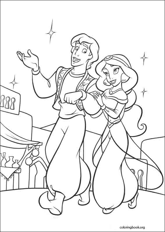 Aladdin coloring page (007)