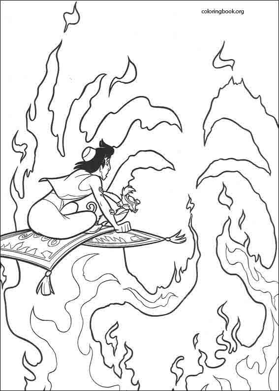 Aladdin coloring page (013)