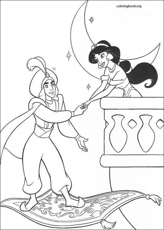 Aladdin coloring page (019)