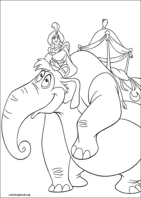 Aladdin coloring page (022)