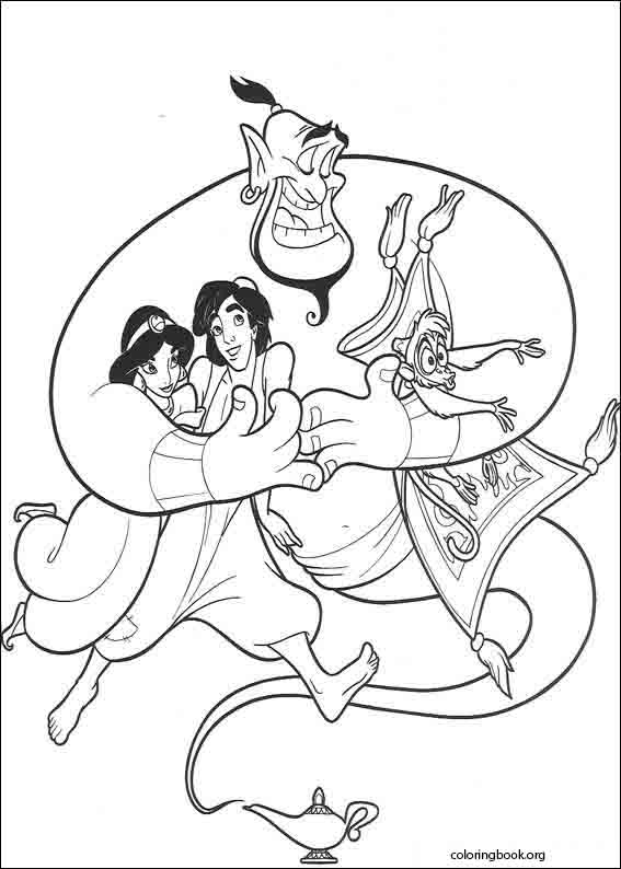 Aladdin coloring page (028)