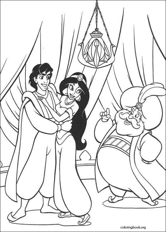 Aladdin coloring page (030)