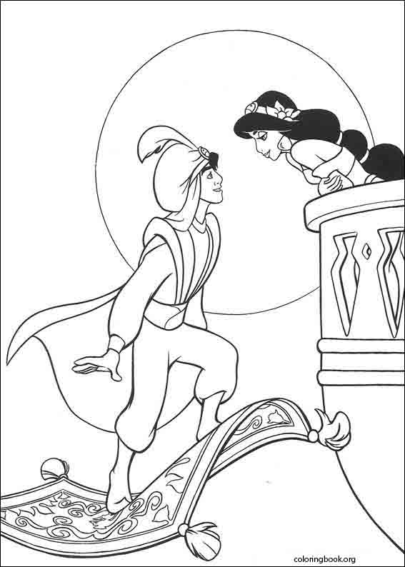 Aladdin coloring page (032)