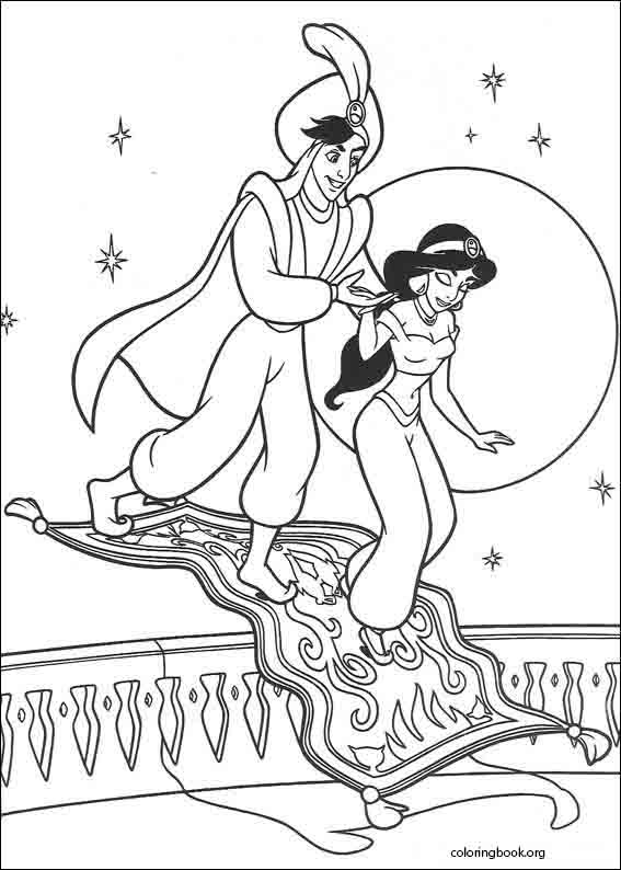 Aladdin coloring page (033)
