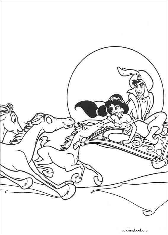 Aladdin coloring page (034)