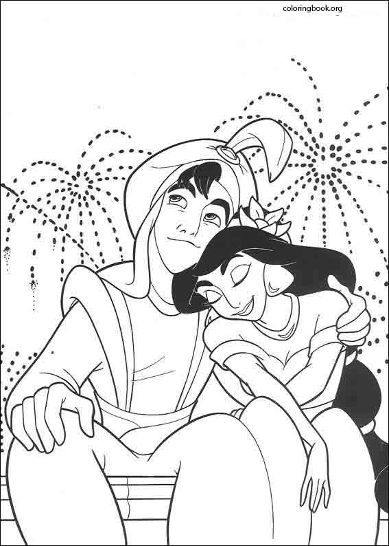 Aladdin coloring page (036)