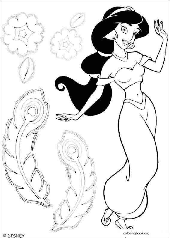 Aladdin coloring page (041)