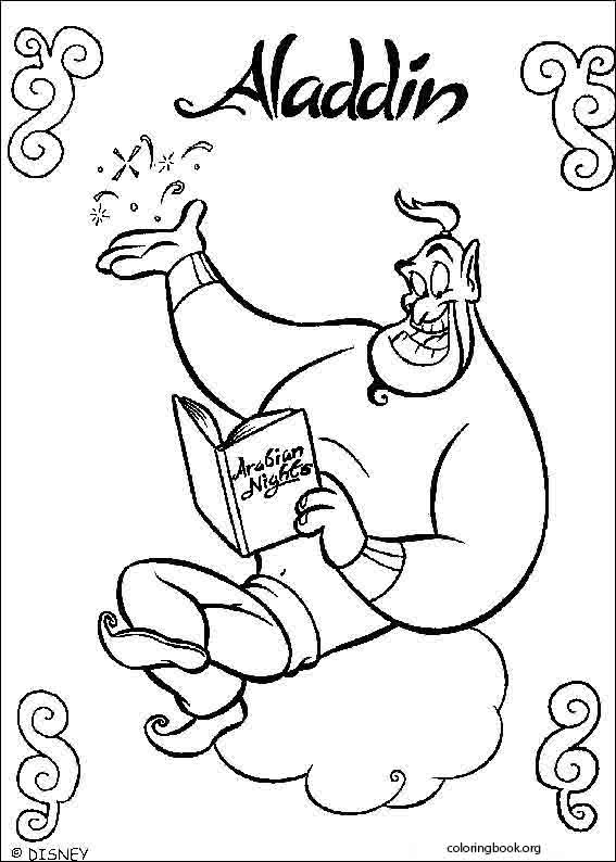 Aladdin coloring page (044)