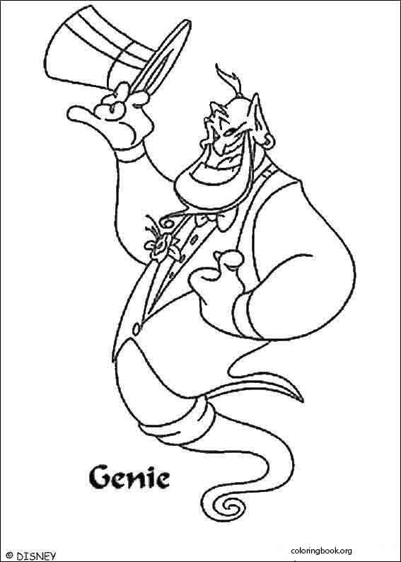 Aladdin coloring page (045)
