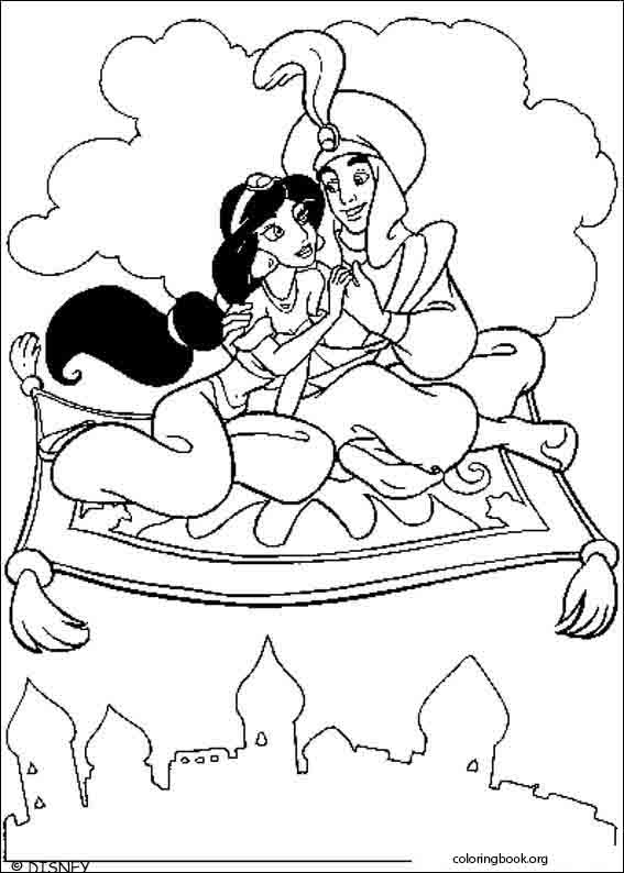 Aladdin coloring page (047)
