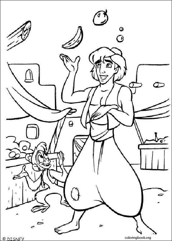 Aladdin coloring page (048)