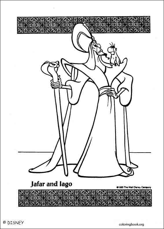 Aladdin coloring page (053)