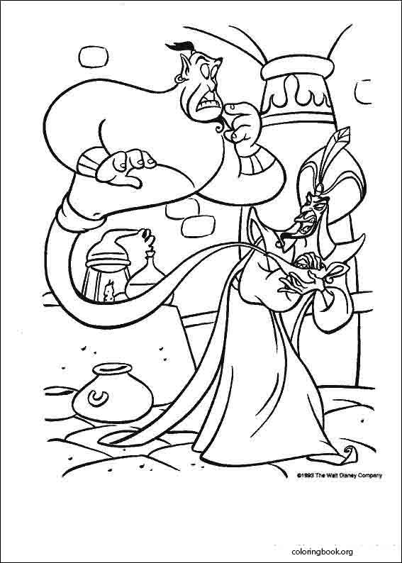 Aladdin coloring page (054)