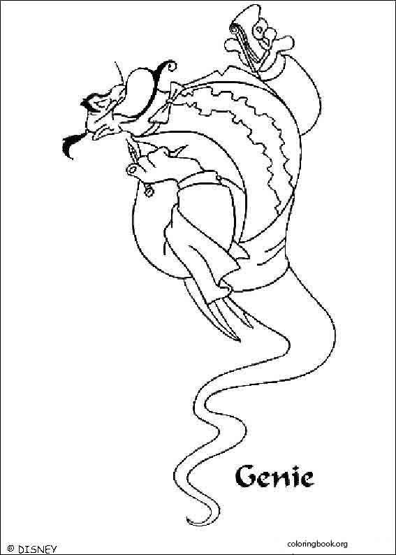 Aladdin coloring page (058)