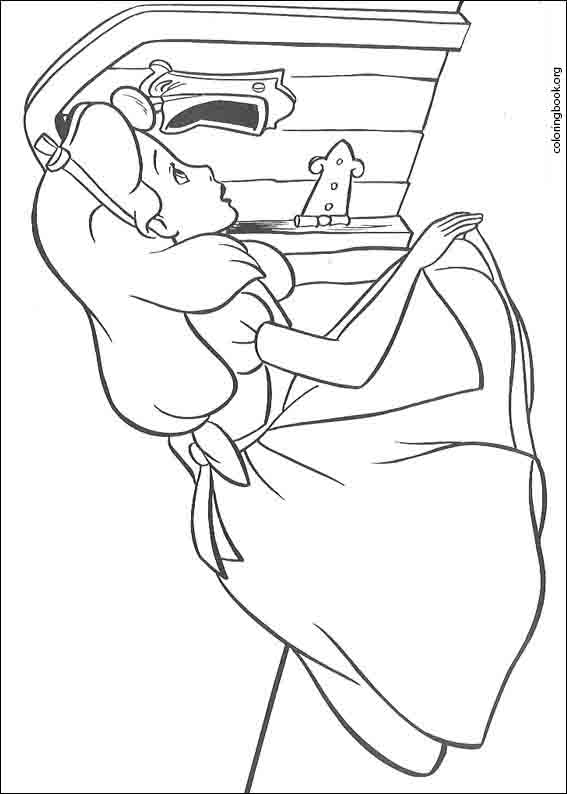 Alice In Wonderland coloring page (002)