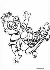 Alvin And The Chipmunks coloring page (003)