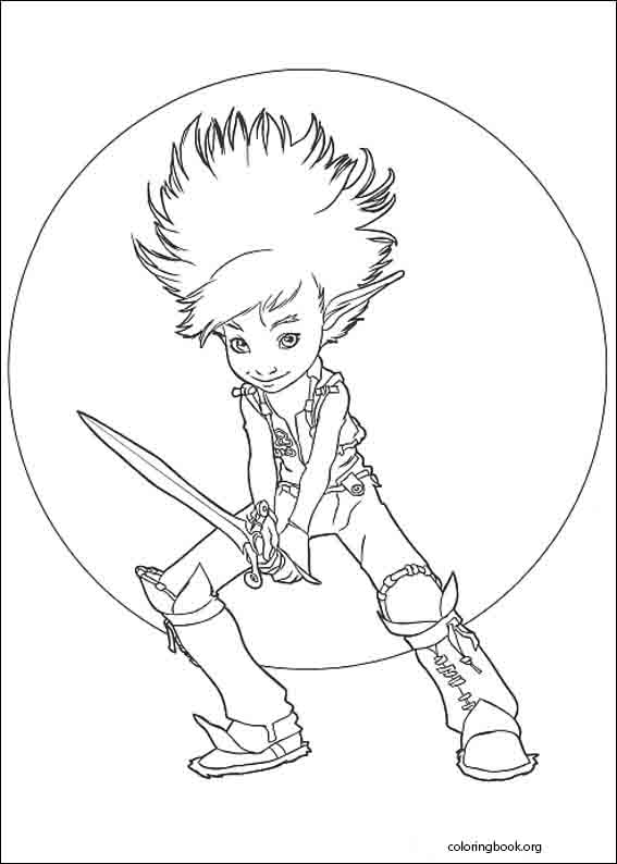 Arthur And The Two Worlds War coloring page (005)