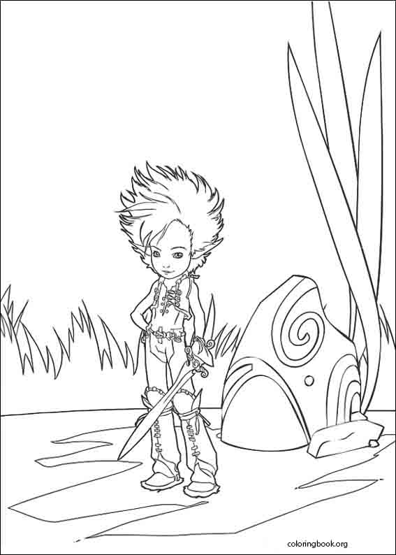 Arthur And The Two Worlds War coloring page (013)