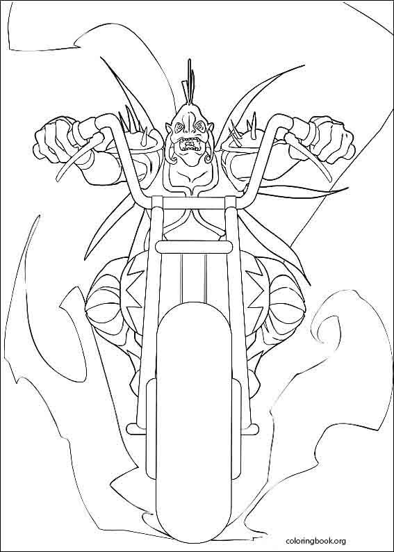 Arthur And The Two Worlds War coloring page (015)