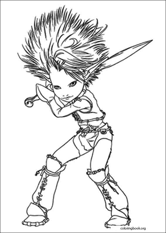Arthur And The Two Worlds War coloring page (016)