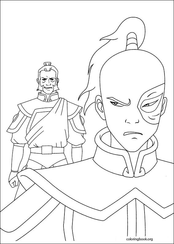 Avatar, The Last Airbender coloring page (003)