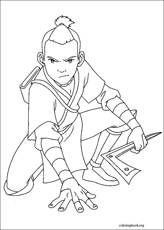 Avatar, The Last Airbender coloring page (005)