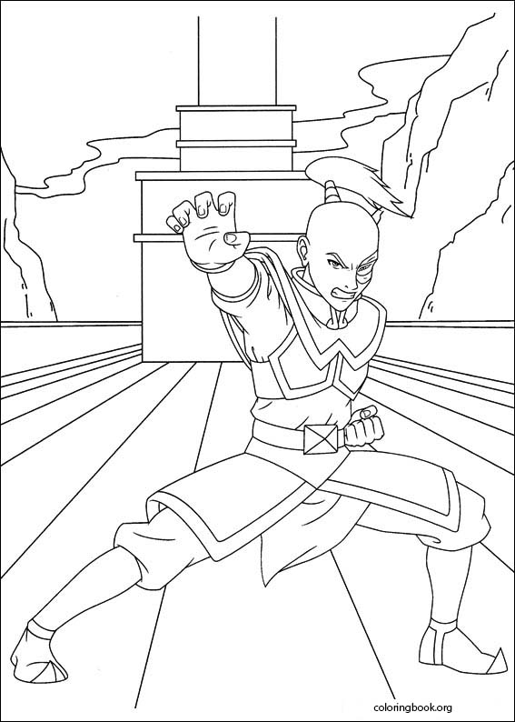 Avatar, The Last Airbender coloring page (016)