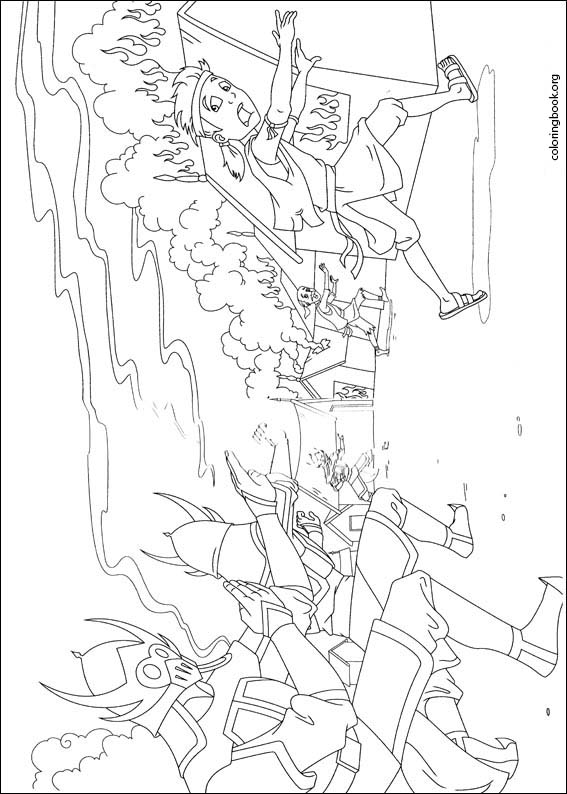 Avatar, The Last Airbender coloring page (021)