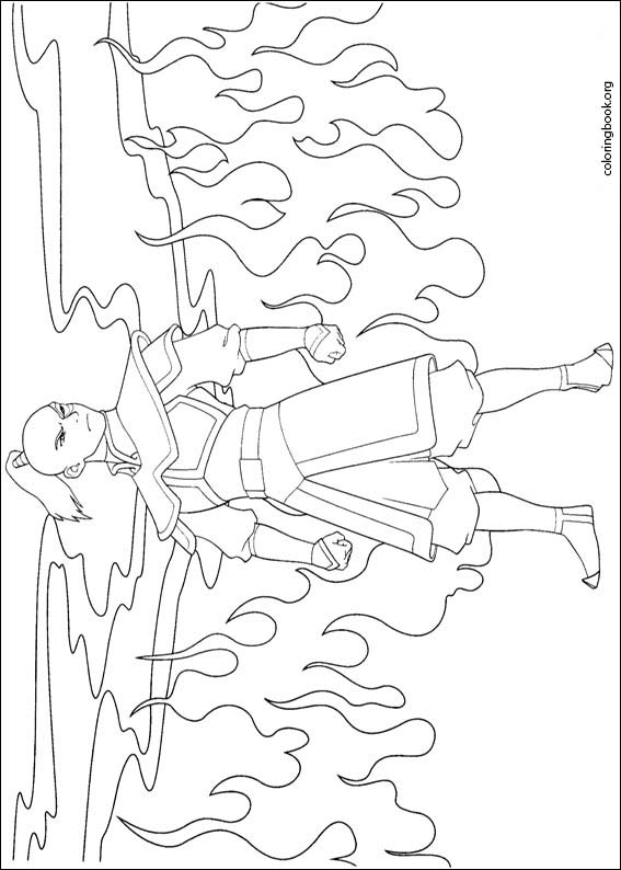 Avatar, The Last Airbender coloring page (038)