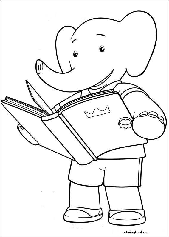 Babar And The Adventures Of Badou coloring page (012)