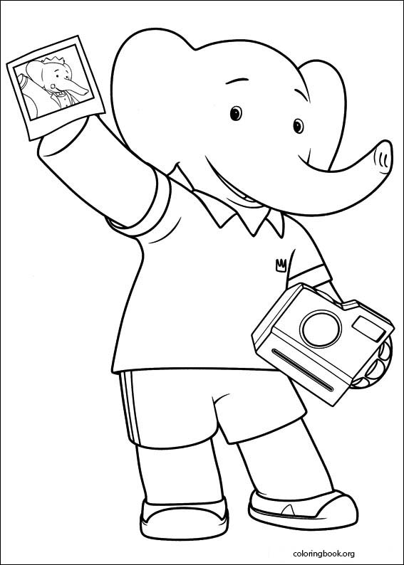 Babar And The Adventures Of Badou coloring page (026)