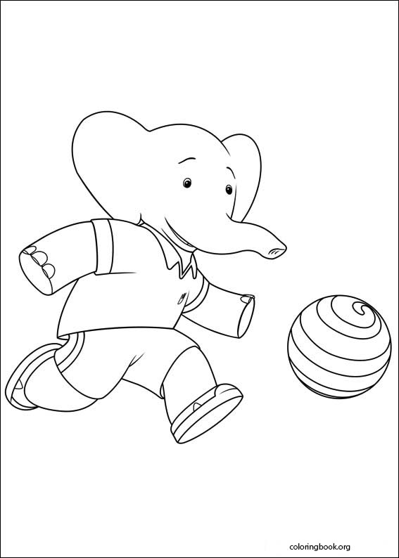 Babar And The Adventures Of Badou coloring page (027)
