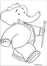 Babar And The Adventures Of Badou coloring page (017)
