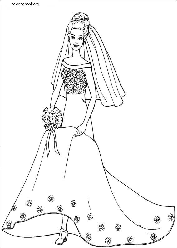 Barbie coloring page (006)