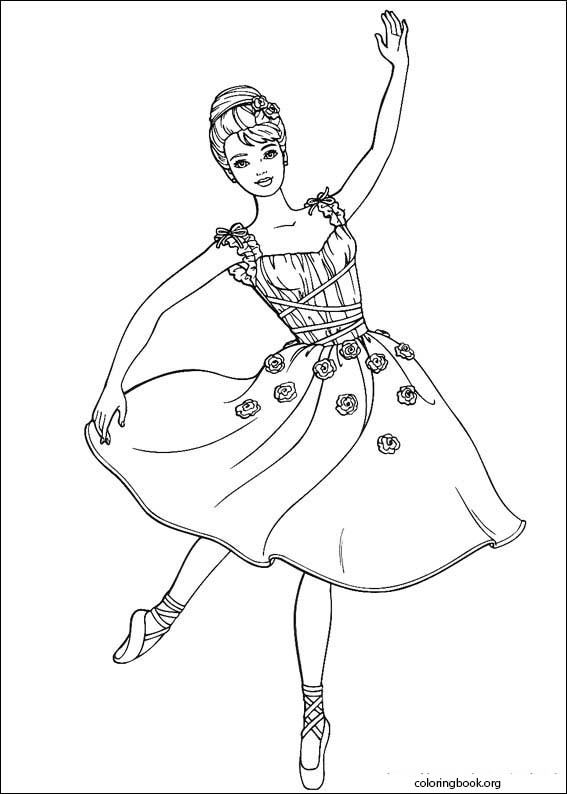 Barbie coloring page (012)