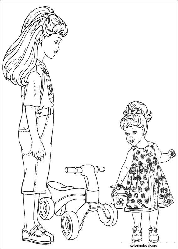 Barbie coloring page (013)