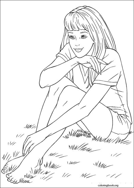 Barbie coloring page (014)