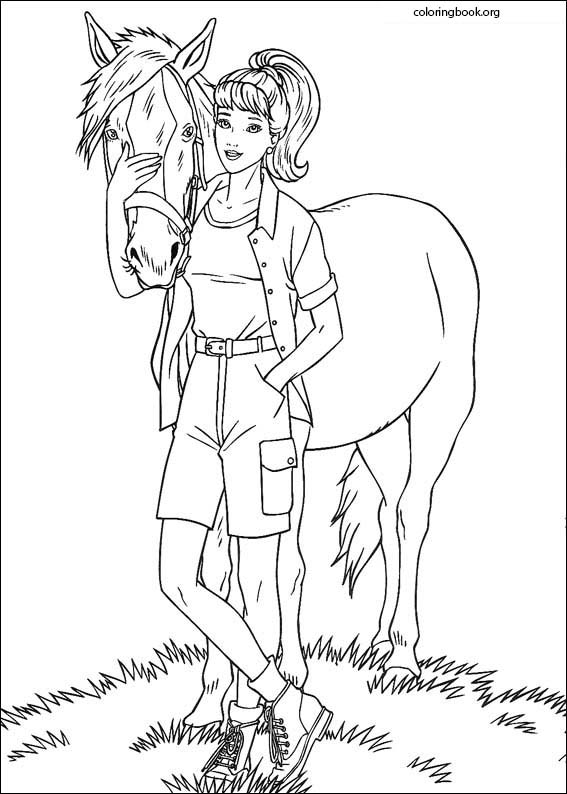 Barbie coloring page (019)