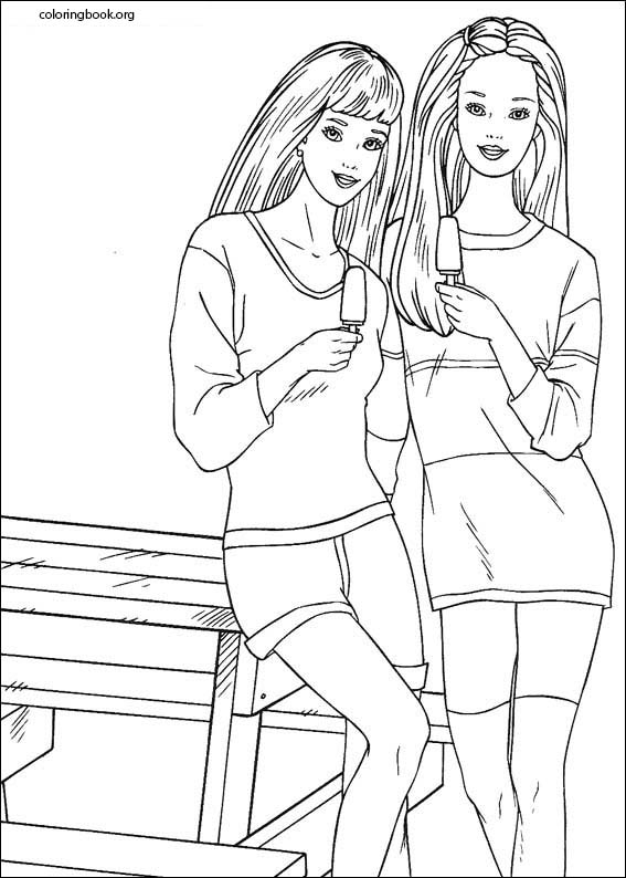 Barbie coloring page (023)