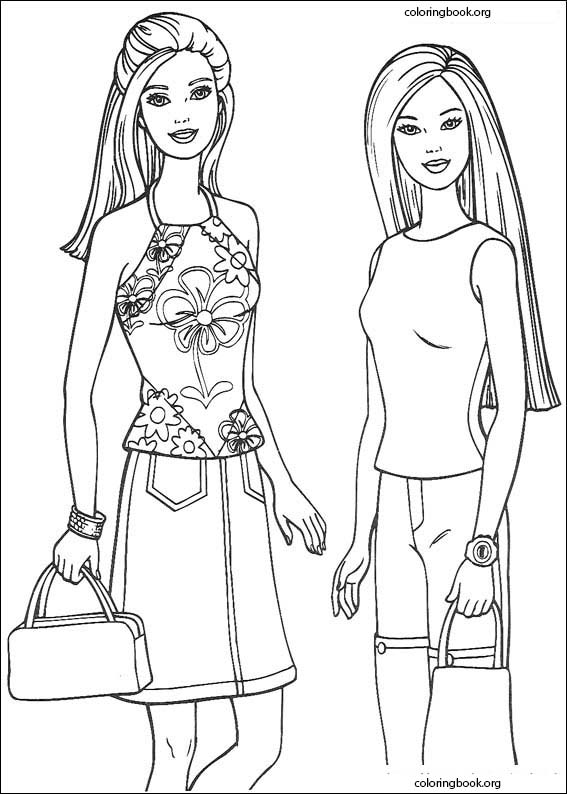 Barbie coloring page (025)