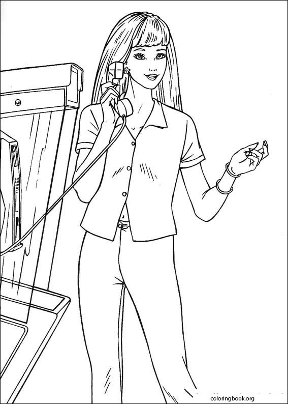 Barbie coloring page (027)