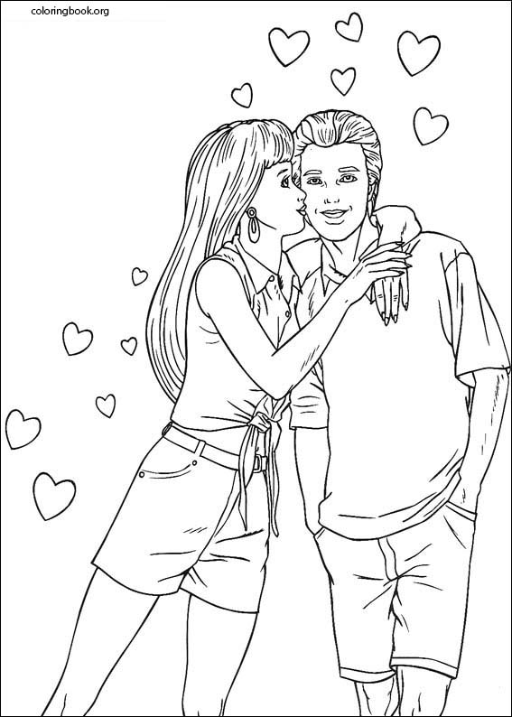 Barbie coloring page (028)